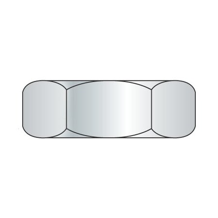 Newport Fasteners Machine Screw Nut, #5-40, Steel, Zinc Plated, 0.114 in Ht, 20000 PK NB325100B-20000